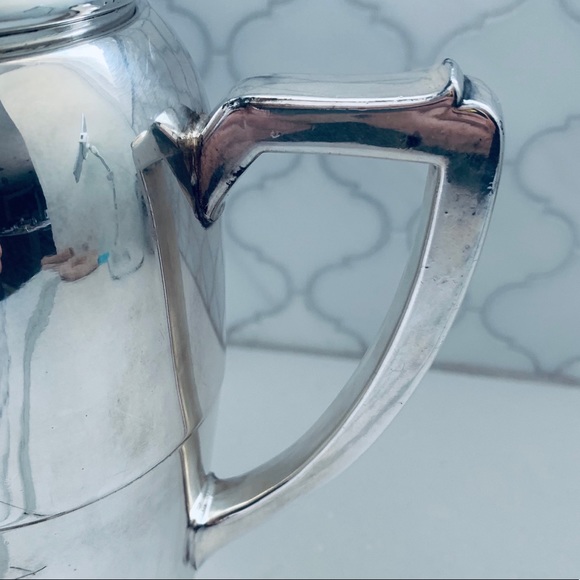 Queen City Silver Co Silverplate Martini Pitcher - Picture 3 of 15